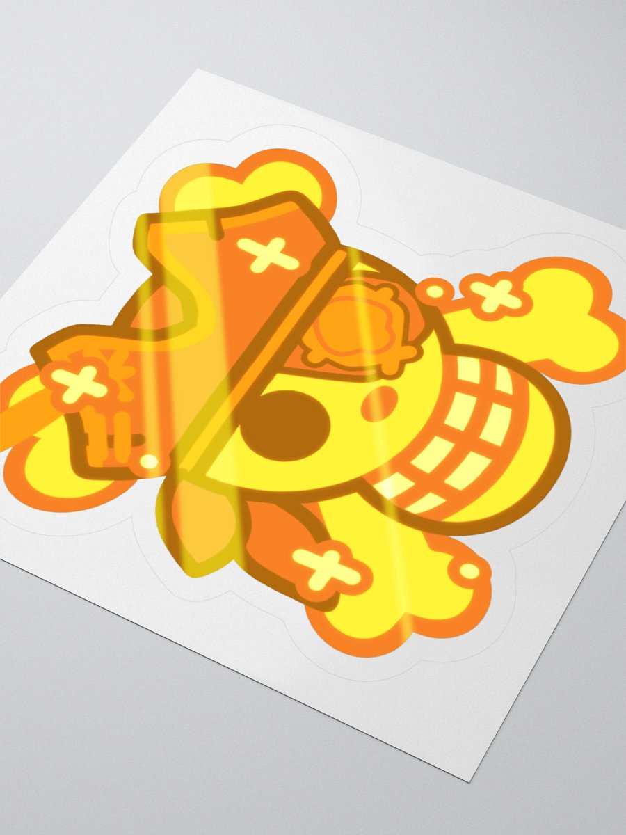 Sinclaire Pirates Sticker (Gold) product image (8)