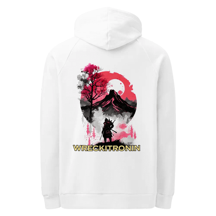 Ronin White pull over hoodie product image (1)
