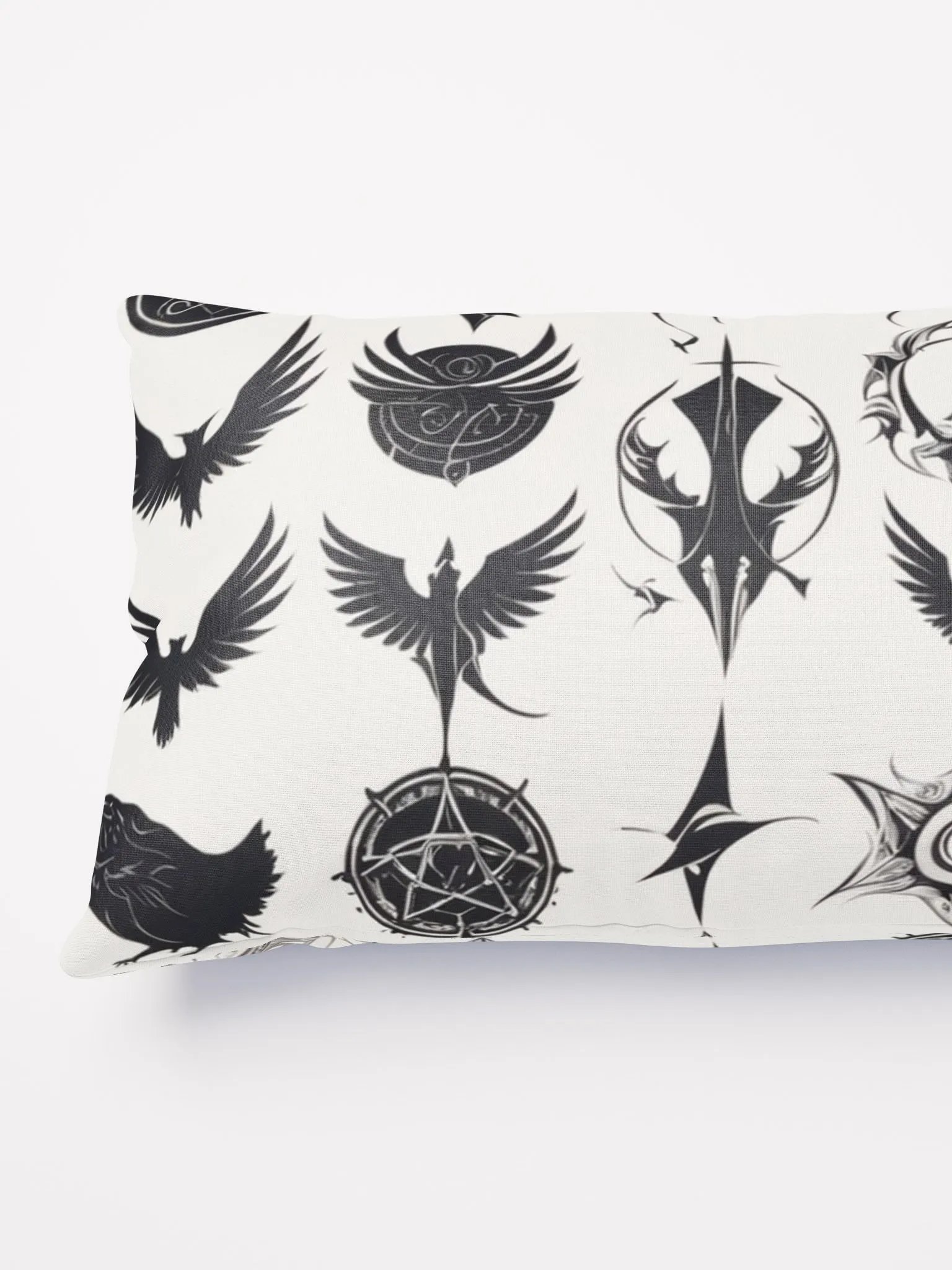 Black and White Symbology Cushion product image (3)
