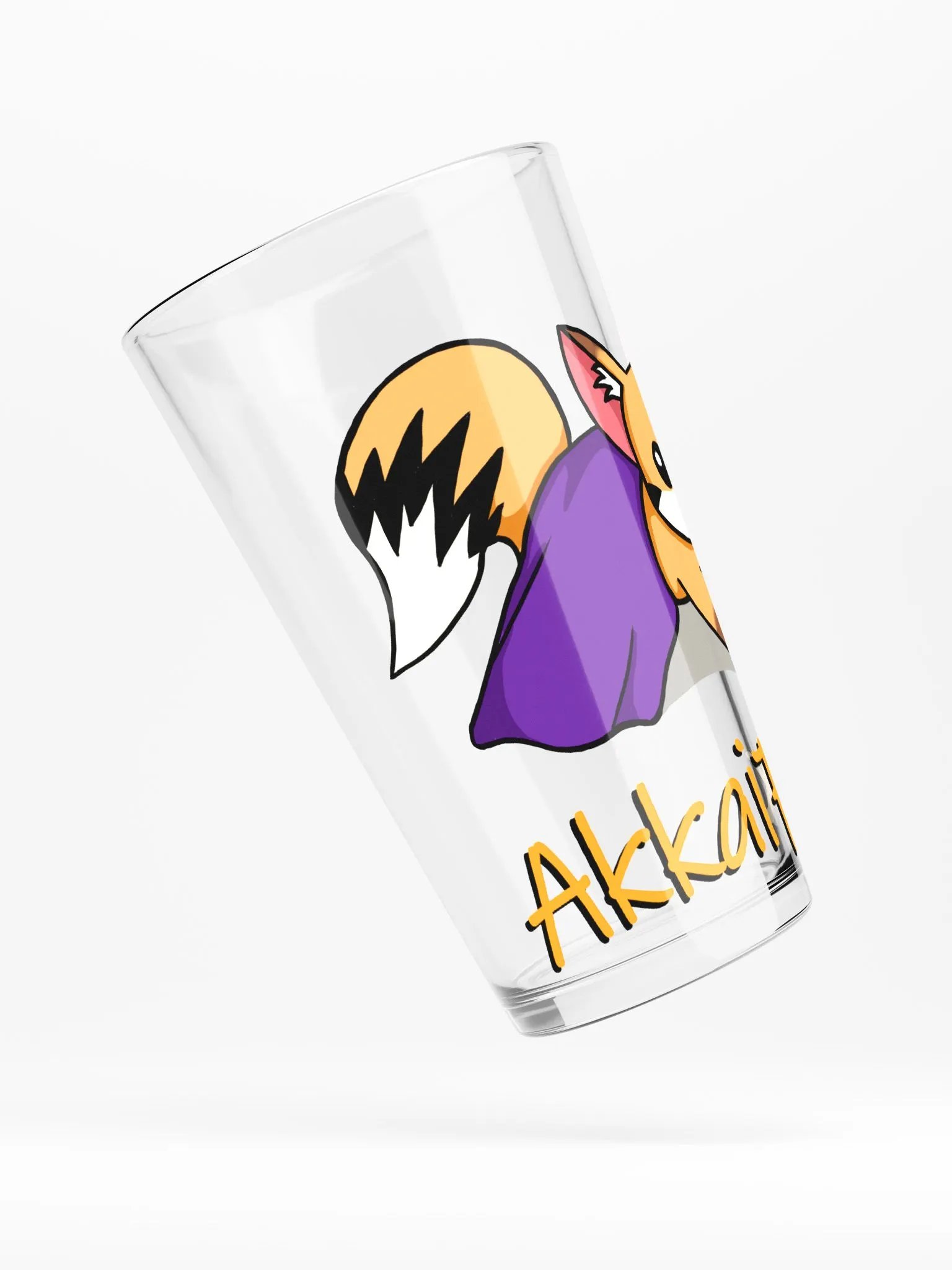 Fox Reading Pint Glass product image (4)