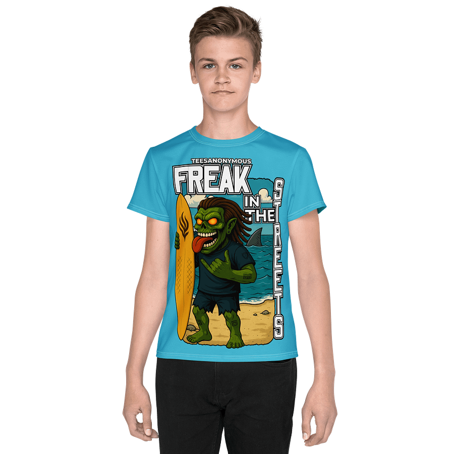 Youth Graphic Tee - Freak in the Streets v20 product image (3)