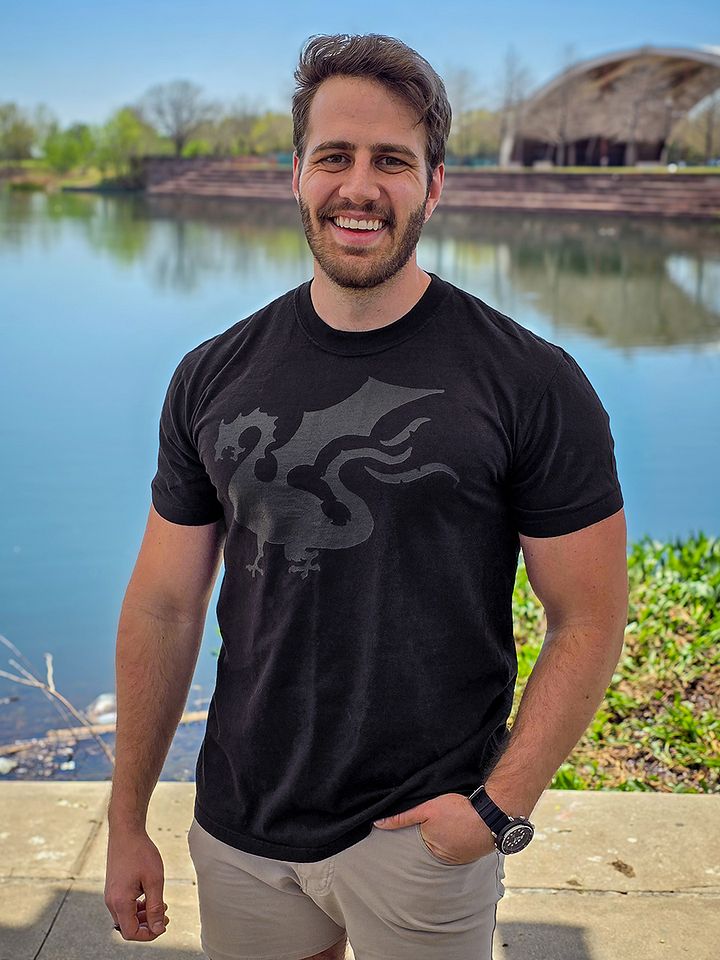 The Dusty Dragon Tee (Black Version) product image (1)