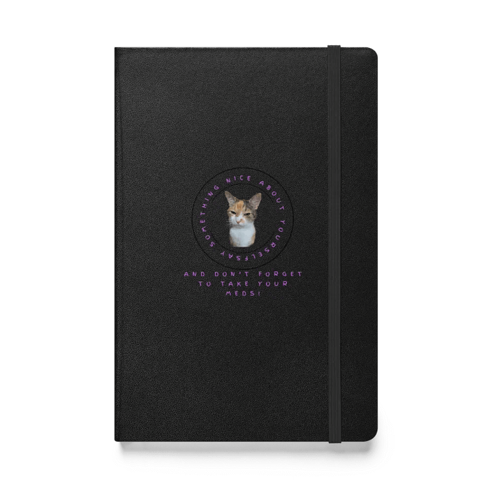 Lily says Say Something Nice Hardcover Notebook product image (1)