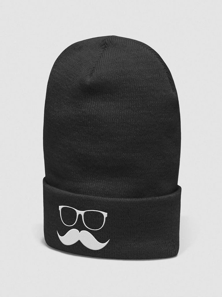 White Moofstache Winter Hat product image (10)