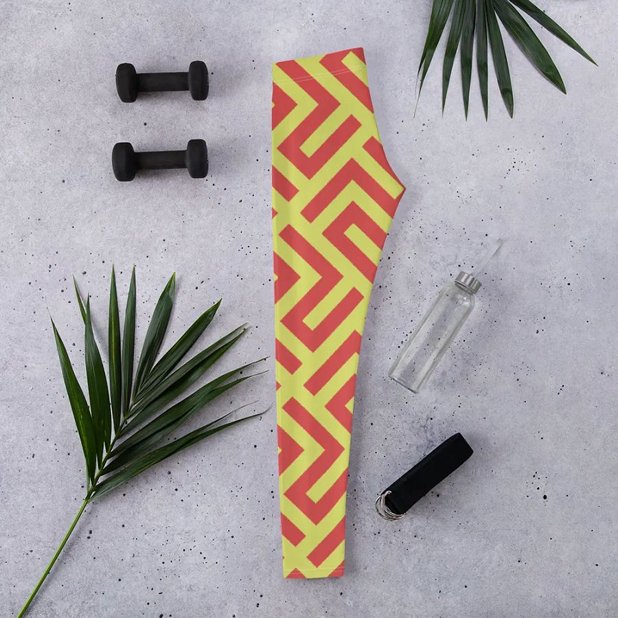 Customizable Geometric All-Over Leggings product image (2)
