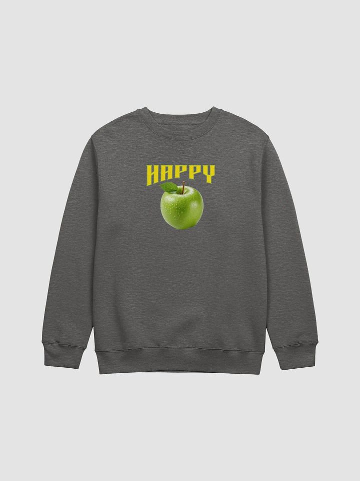 Apple 'Happy' Sweetshirt – Bright & Playful Design product image (7)