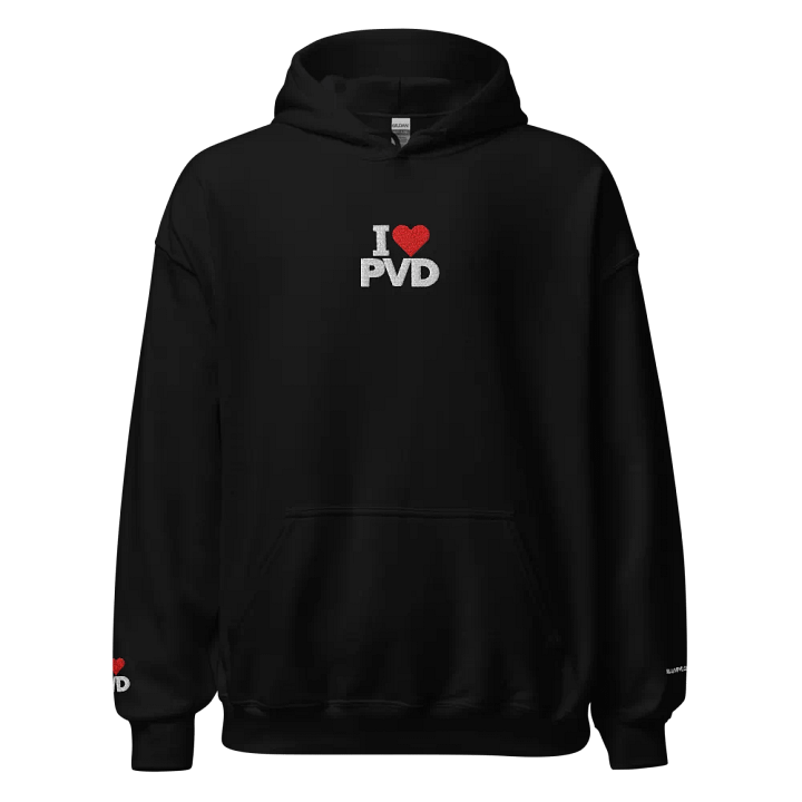 I LUV PVD Embroidered Hoodie (Black) product image (2)