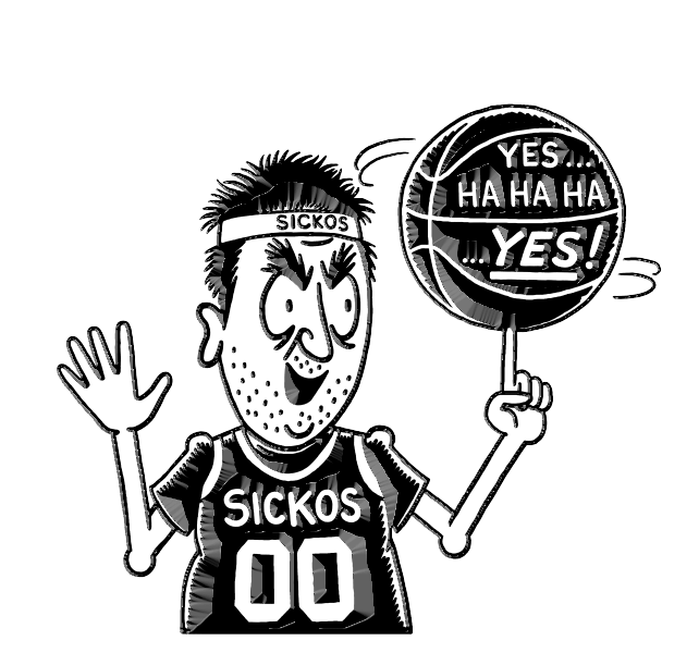 (Limited Stock) The Sickos Committee Beveled #1 Fan Basketball Acrylic Stand product image (1)