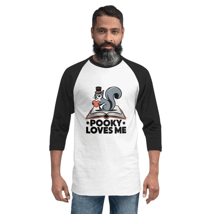Pooky's Love Adventure Raglan Tee product image (2)