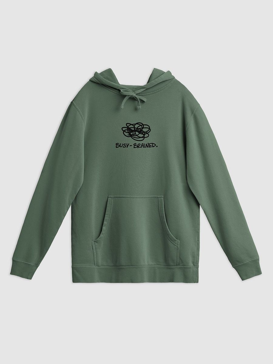 BUSY-BRAINED Printed Pigment Hoodie product image (1)