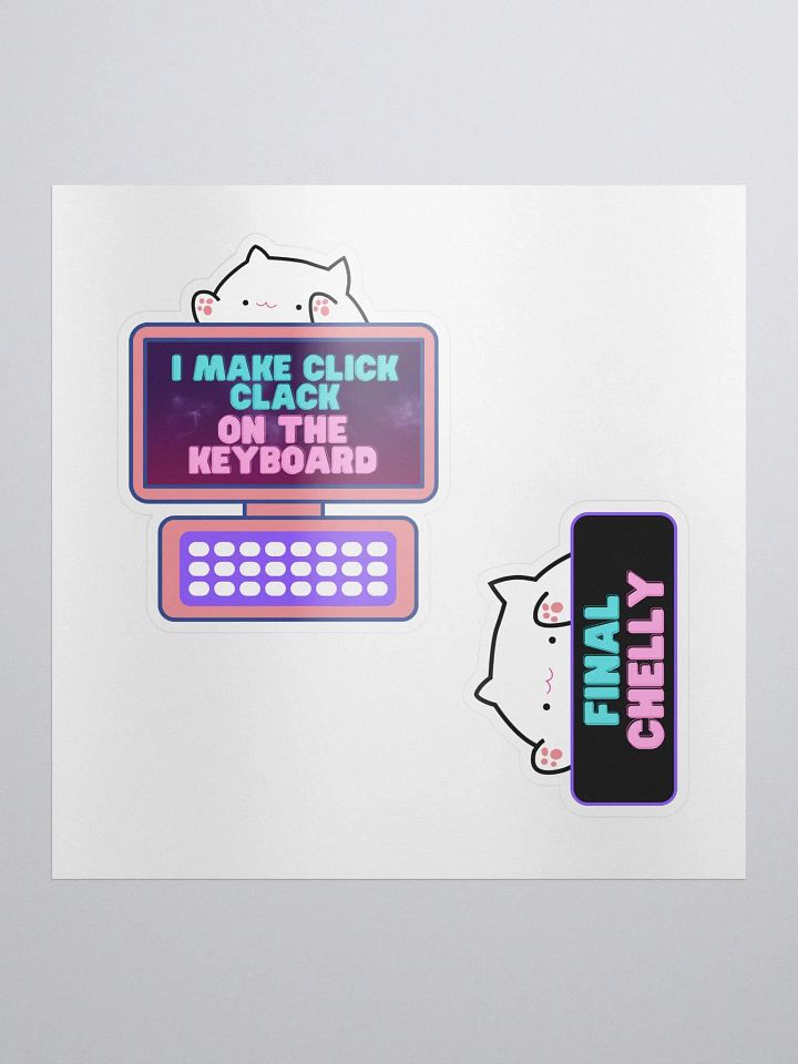 Click Clack Bongo Cat Sticker Pack product image (1)