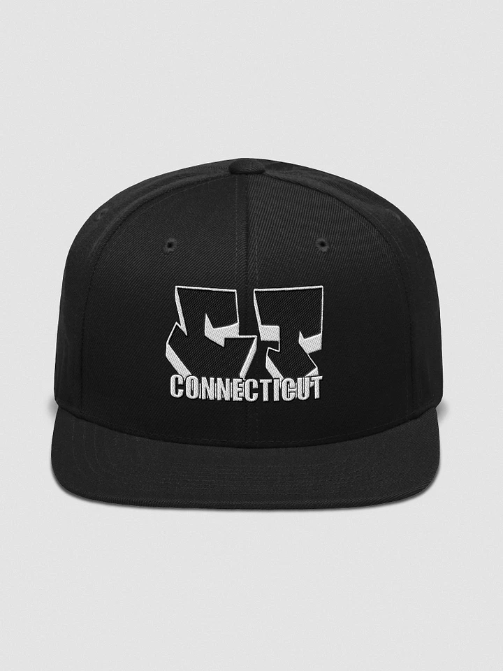 CONNECTICUT, CT, Graffiti, Yupoong Wool Blend Snapback Hat product image (1)