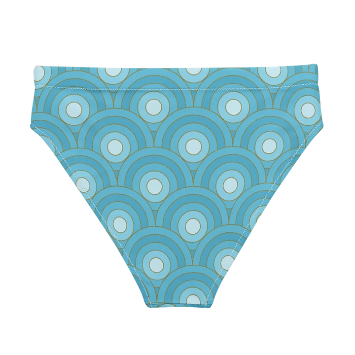 Beautiful Retro Bullseye Pattern High Waisted Bikini Bottom product image (2)