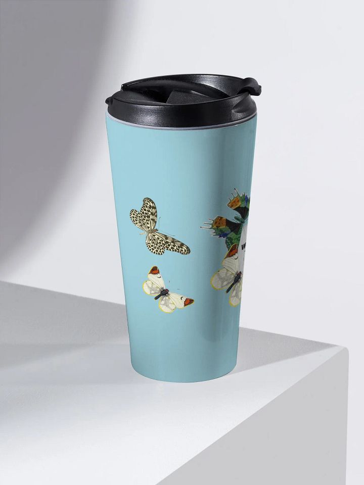 2025 "Pure Worship" | Butterfly Collage Stainless Steel Travel Mug product image (2)