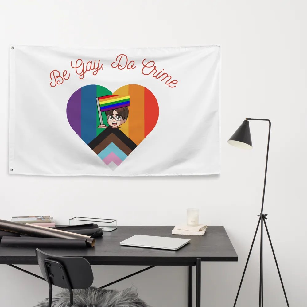 Be Gay, Do Crime Flag product image (9)