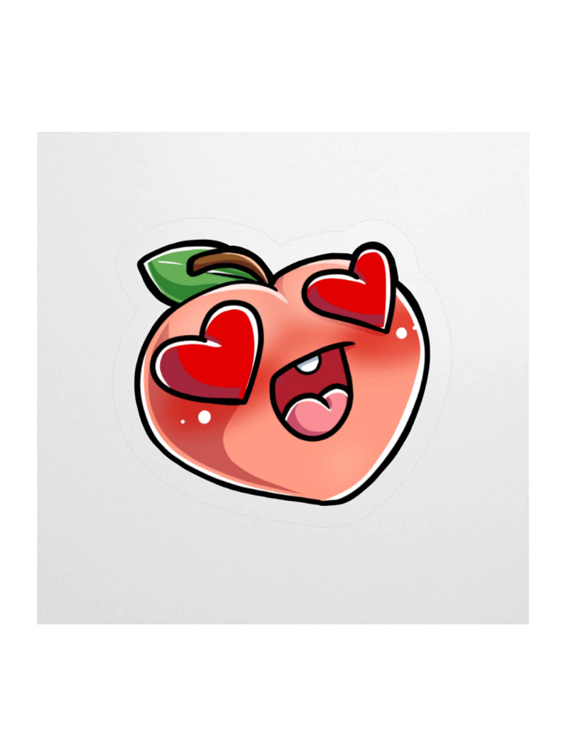 Peachy Love Sticker