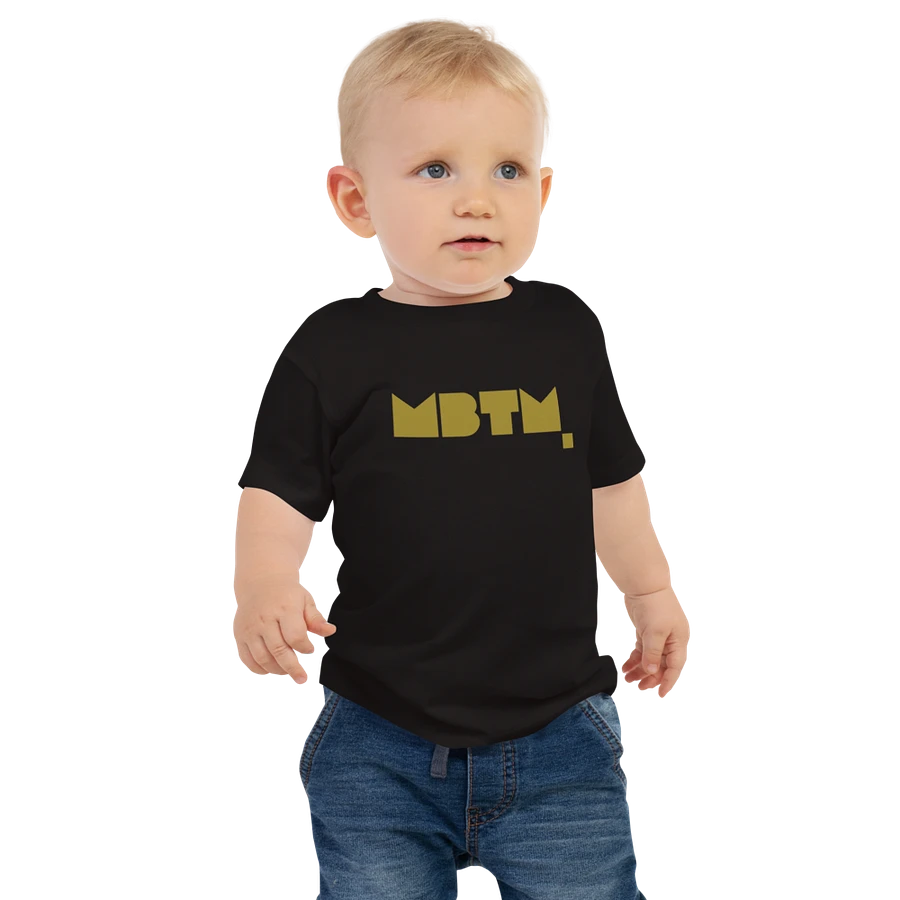 👶 Baby T-shirt with gold logo product image (1)