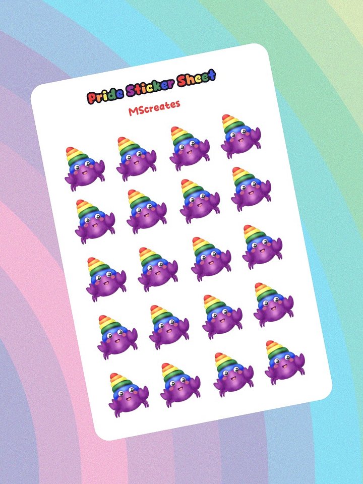 Pride Sticker sheet product image (2)
