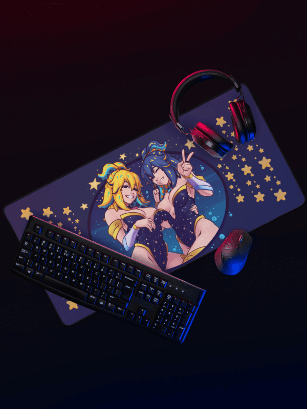 "Double Trouble" Desk Mat product image (5)