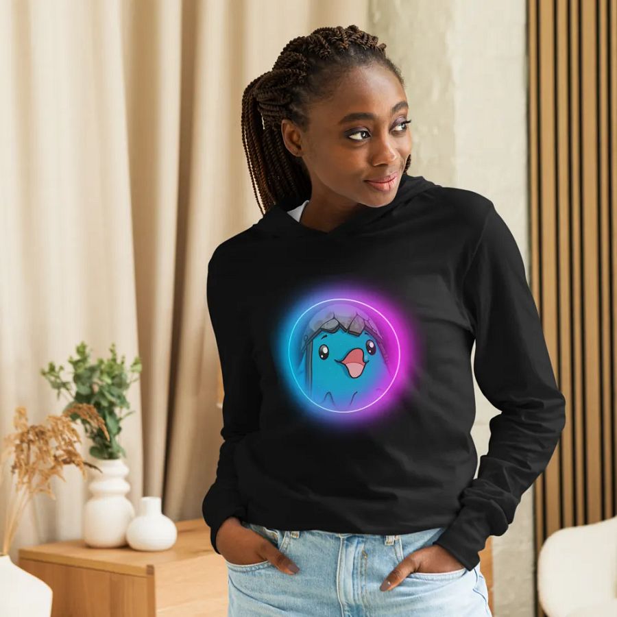 Battle Chicken Long Sleeve Hooded Tee product image (7)