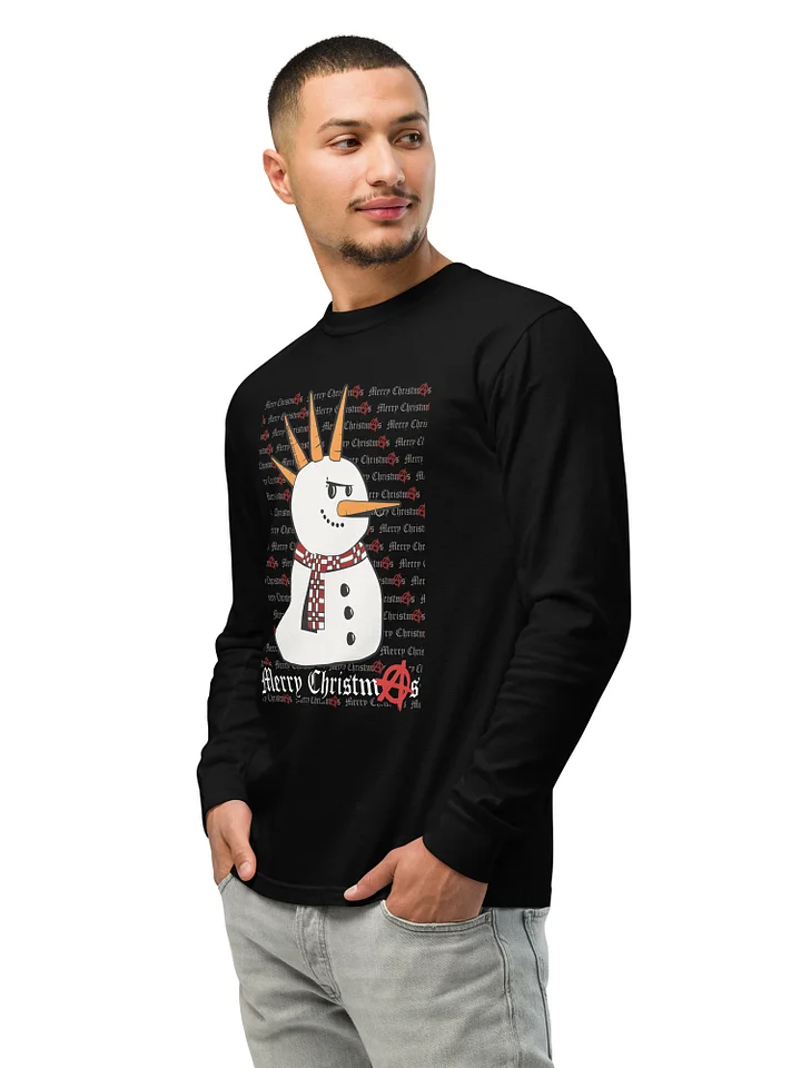 Holiday - The Frost and the Furious - Punk Snowman on Comfort Colors Long Sleeve product image (1)