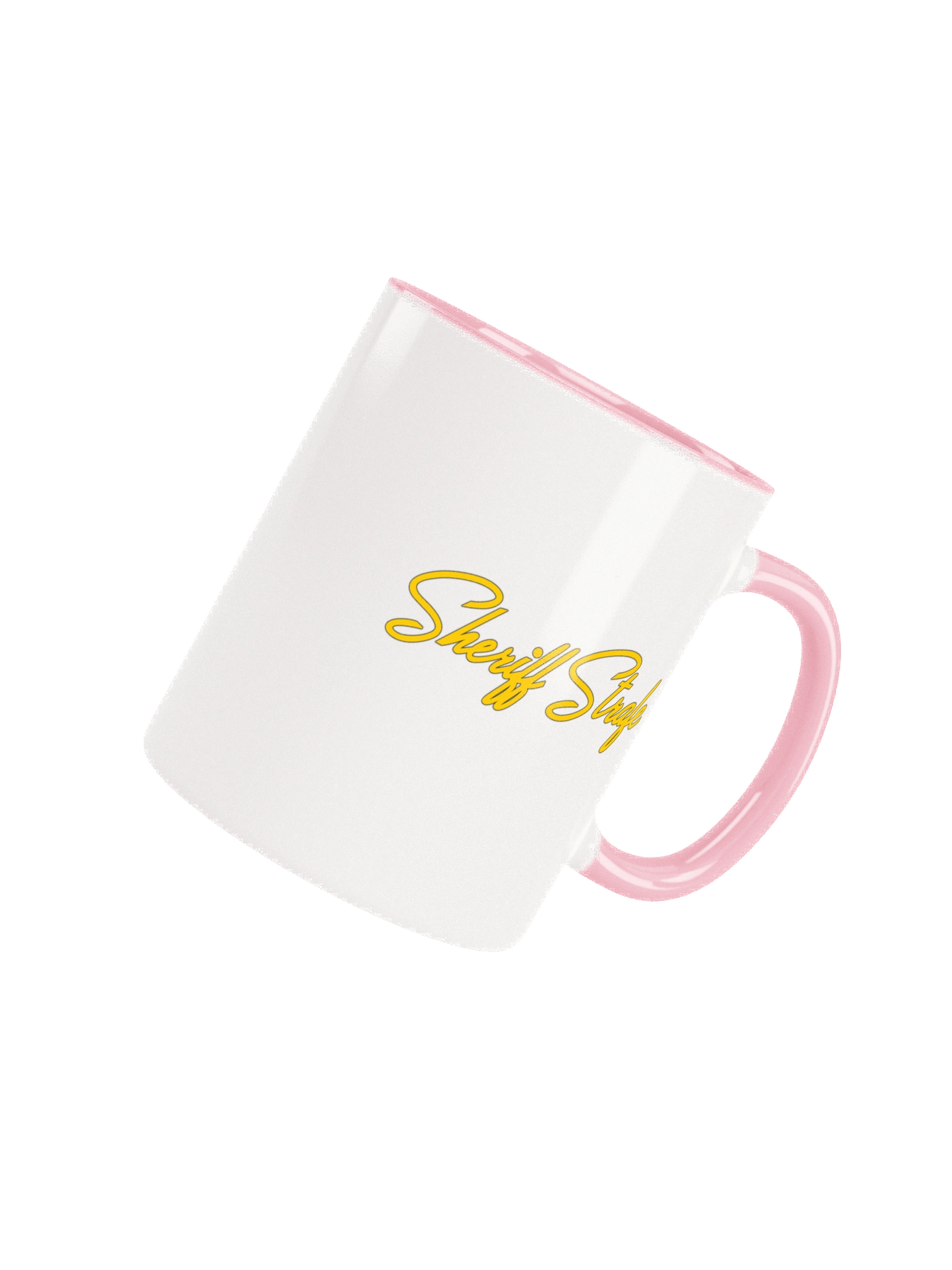 Sheriff Logo And Name Ceramic Mug with Color Inside product image (4)