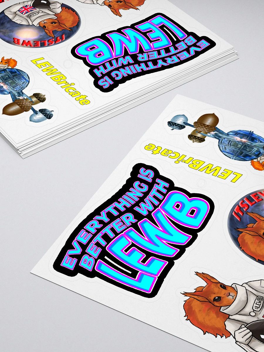 Sticky LEWB Pack - Kiss Cut Stickers product image (4)