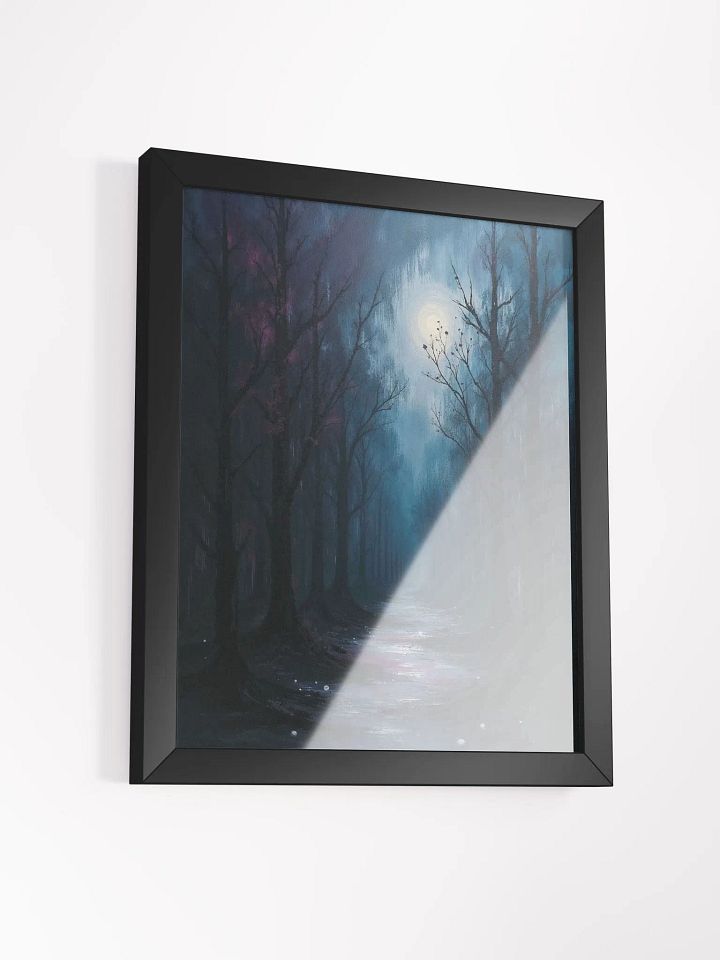 Moonlit Forest Path Framed Poster product image (6)
