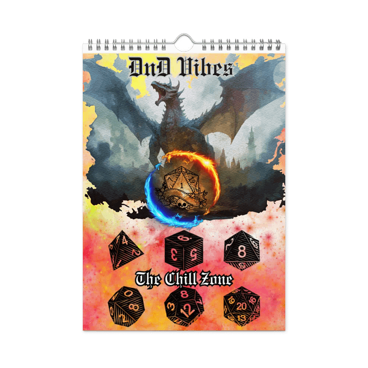 Chill Zone DnD Vibes 2024 Calendar product image (1)