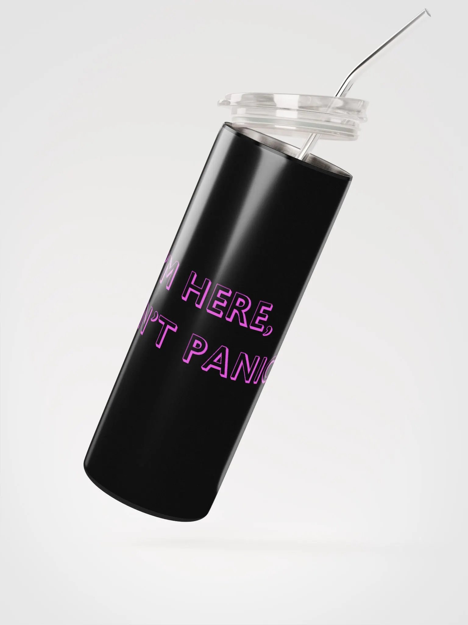 Stainless Steel Tumbler - Don't panic! product image (2)
