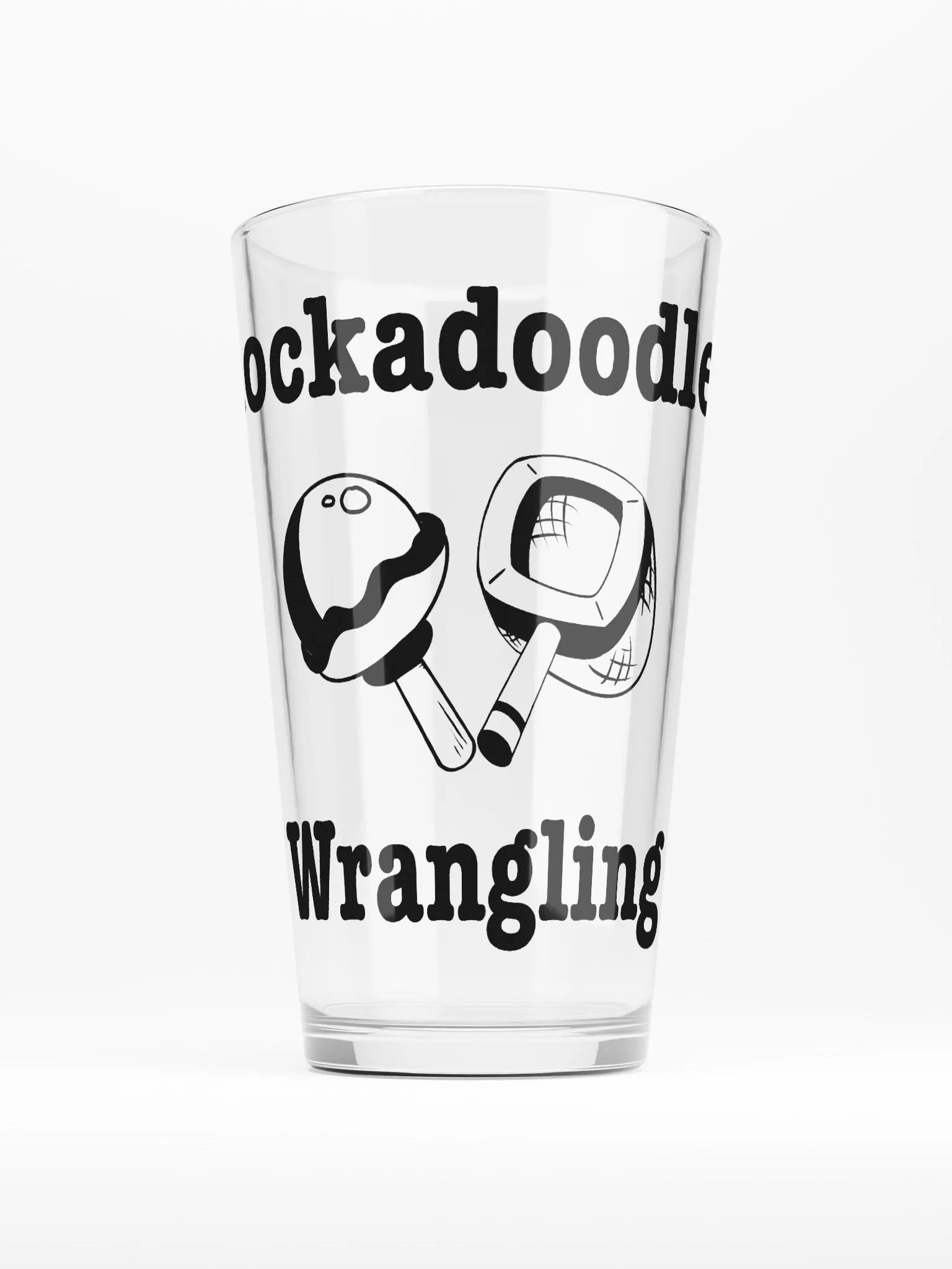Rockadoodler Wrangling - black - glass product image (1)