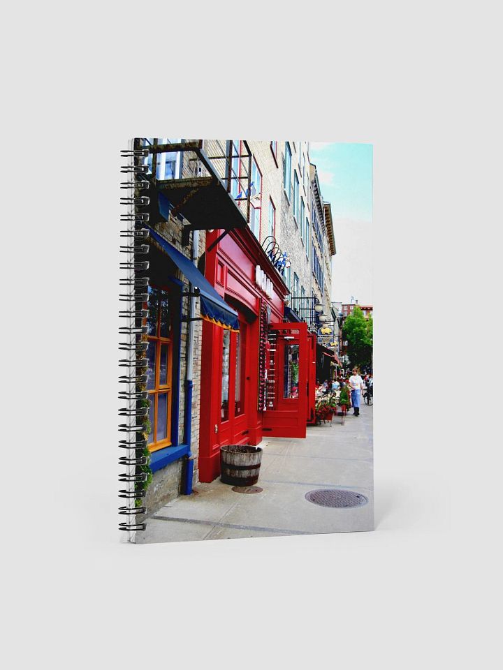 Cafe Stroll Sunday Spiral Notebook product image (1)