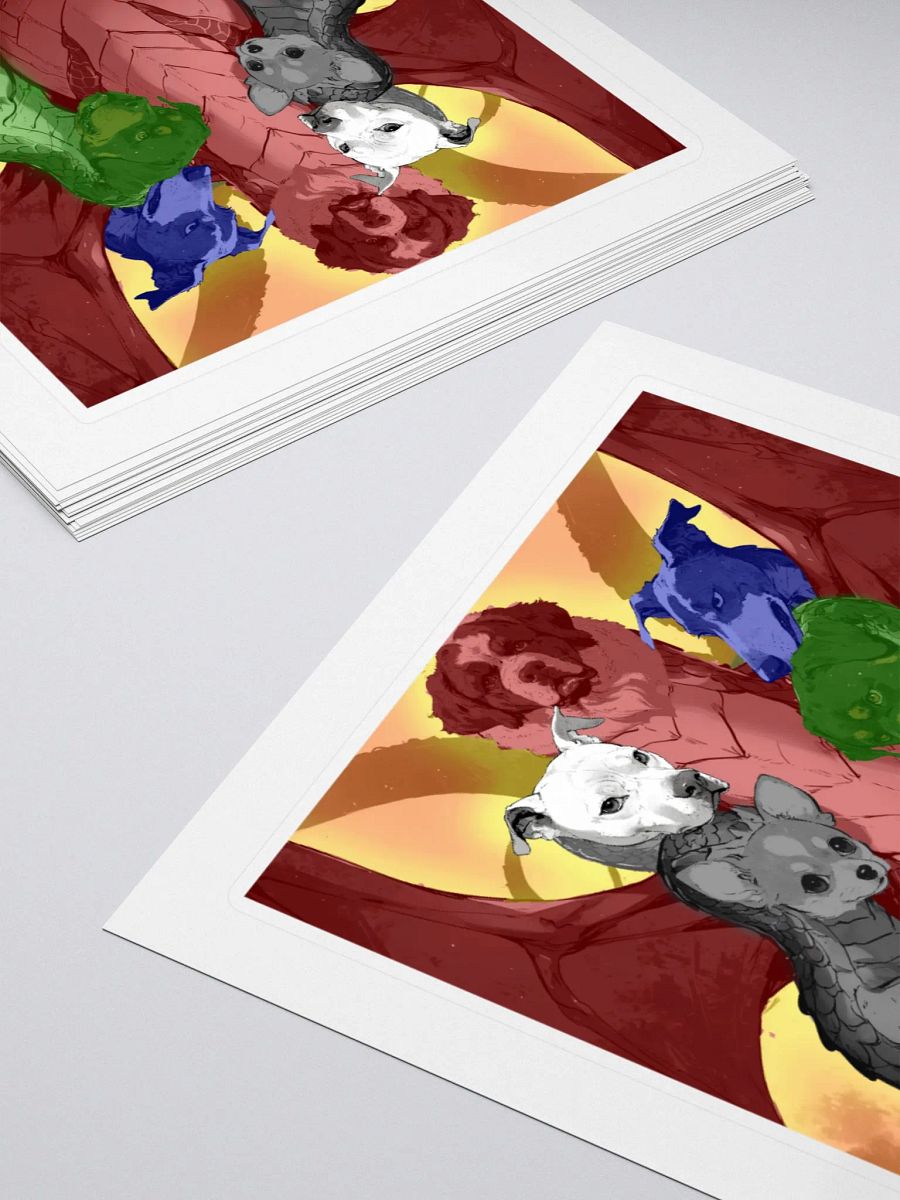 Toby the Mythical Canine Stickers product image (10)