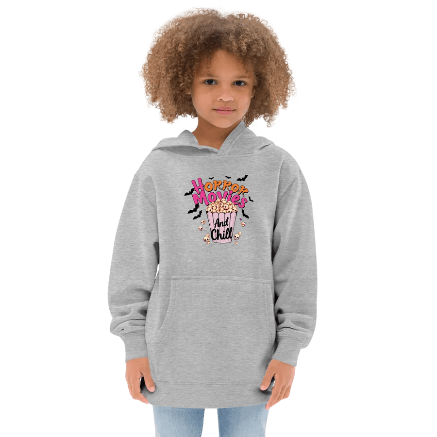 Horror Movies and Chill Popcorn Youth Pullover Fleece product image (30)