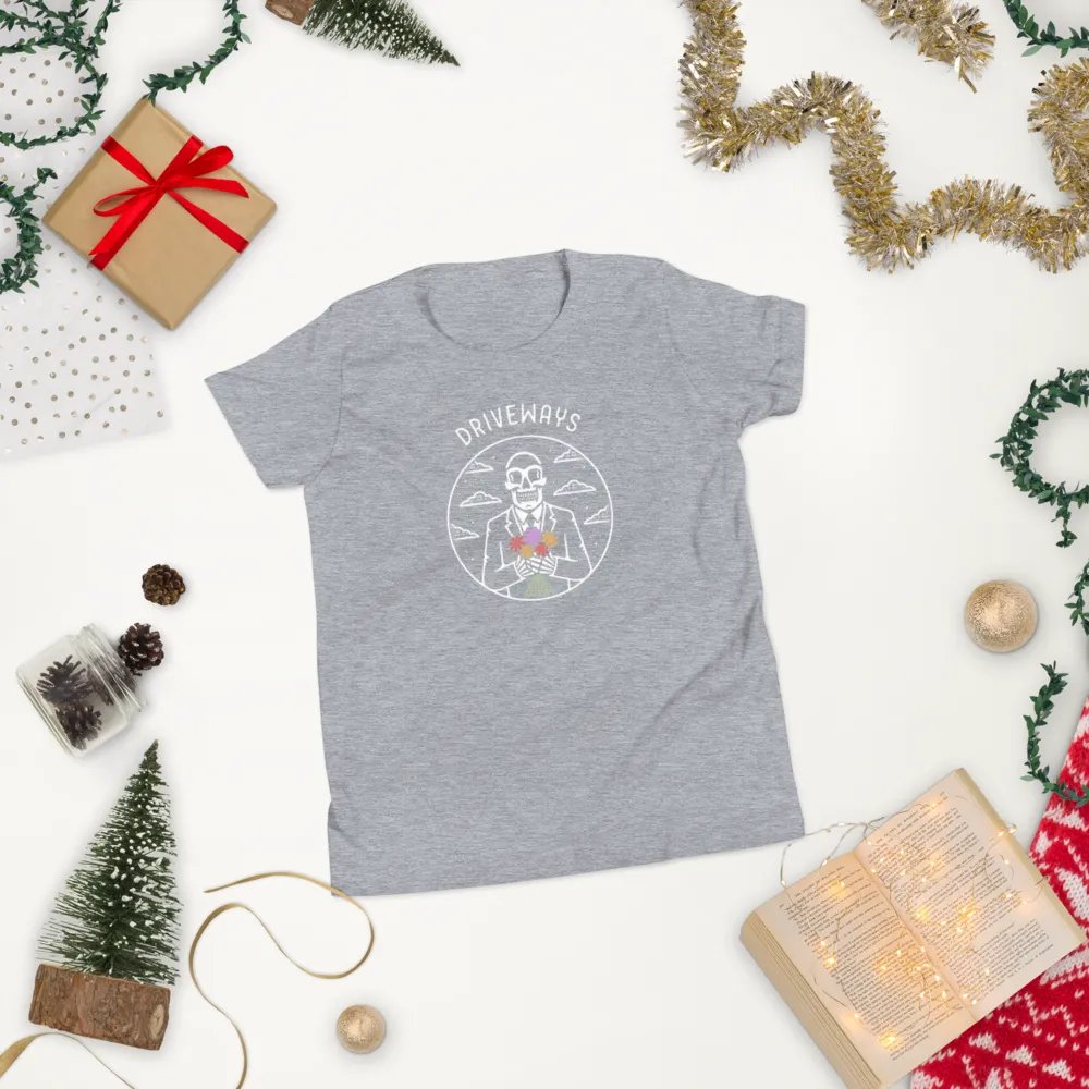 Skulls and Flowers Youth T-Shirt product image (32)