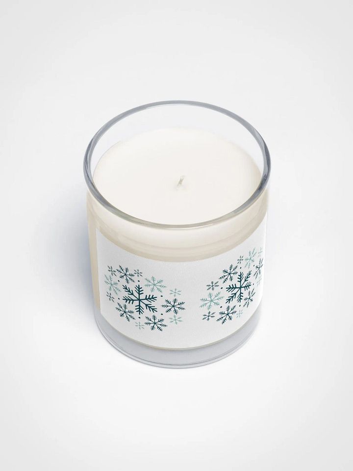 Symmetrical Snowflakes Soy Wax Candle product image (2)
