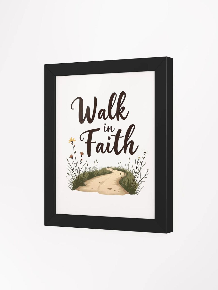 Faithful Path Framed Matte Poster product image (3)