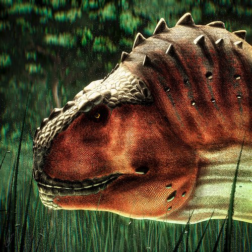 In the depths of the forest, a Kasai Rex stalks its next prey, silently. 🦖

This illustration is one of the many that will fe...