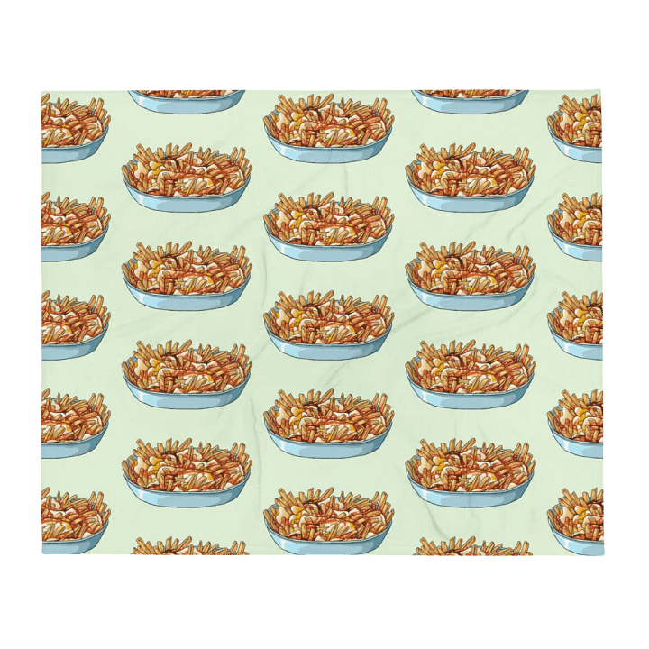 Poutine Throw Blanket product image (1)
