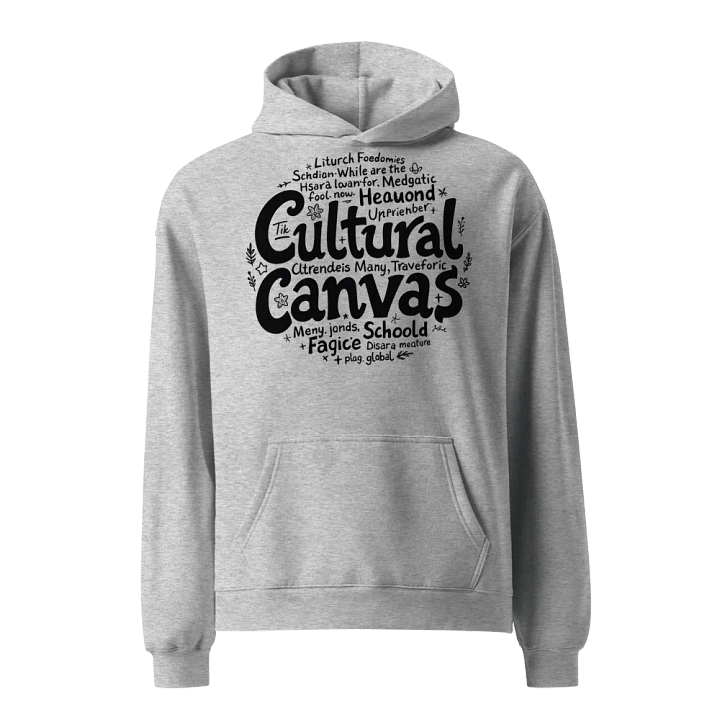 Cultural Canvas Word Cloud Hoodie product image (1)