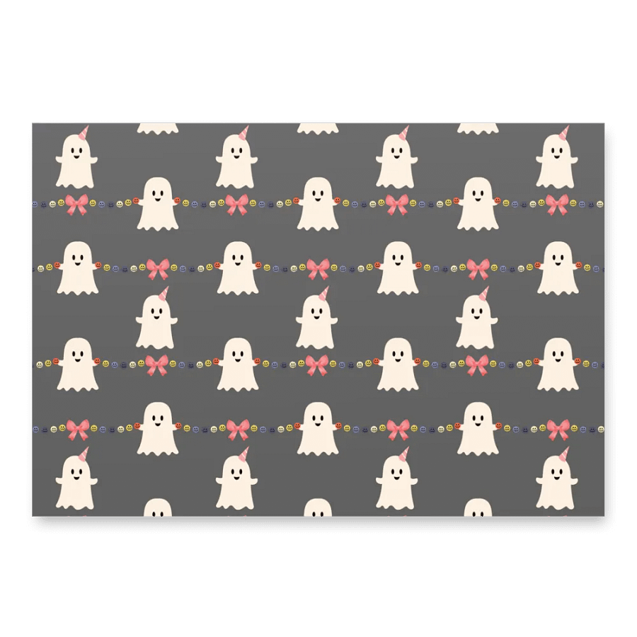 Cute Spooky Ghost Wrapping Paper Set product image (4)
