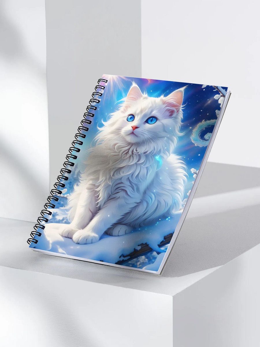 The Fluffiest Winter Kitten Spiral Notebook product image (3)