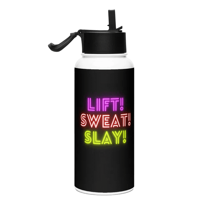 LIFT! SWEAT! SLAY! WATER BOTTLE product image (2)
