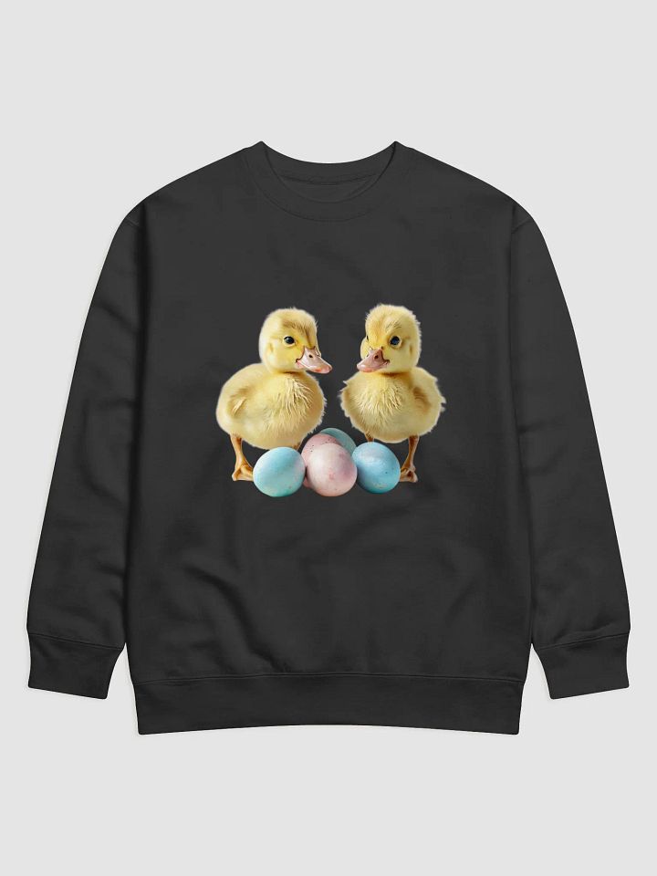 Fluffy Duckling and Bunny Easter Egg Sweatshirt product image (5)
