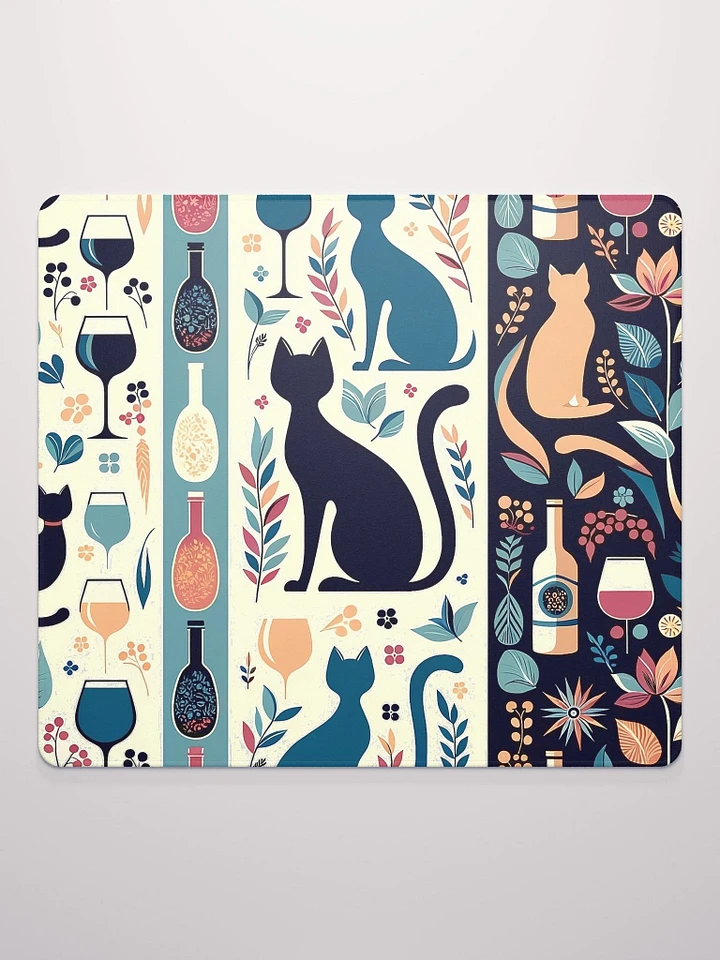 Gaming Mouse Pad: Cats and Wine product image (3)