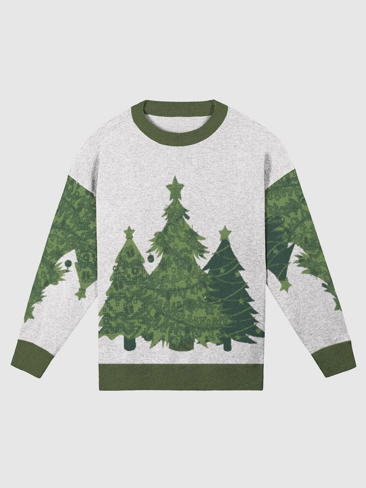 Cozy Green Christmas Tree Sweater product image (2)
