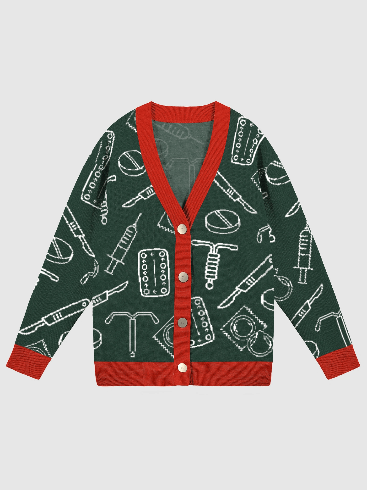 birth control icons (holiday edition - green) product image (1)