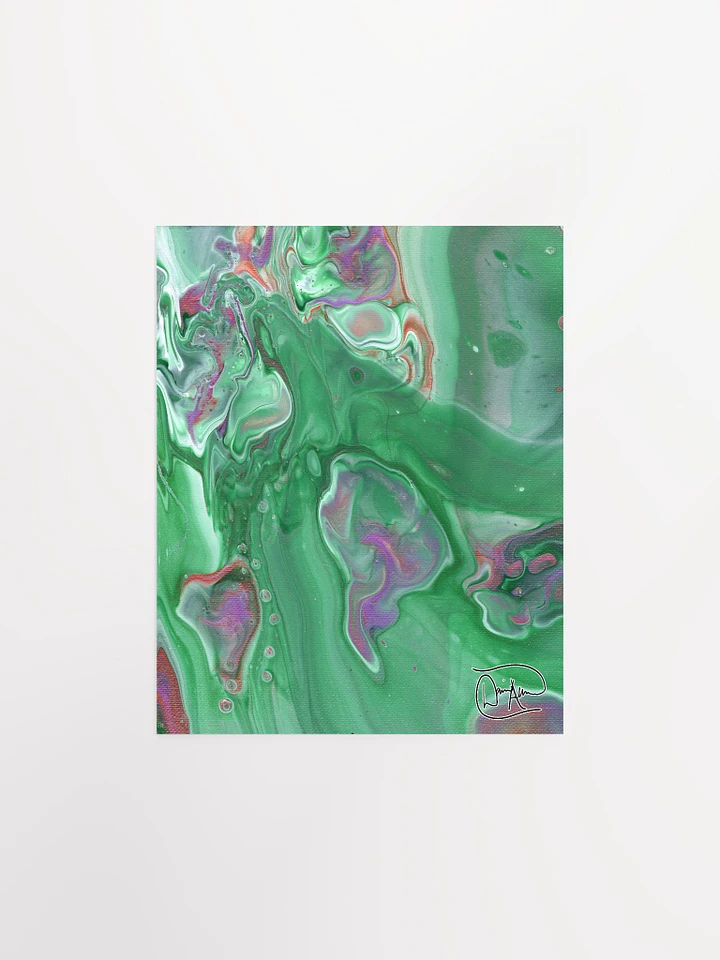 Pickle Green Fluid Acrylic Print product image (1)