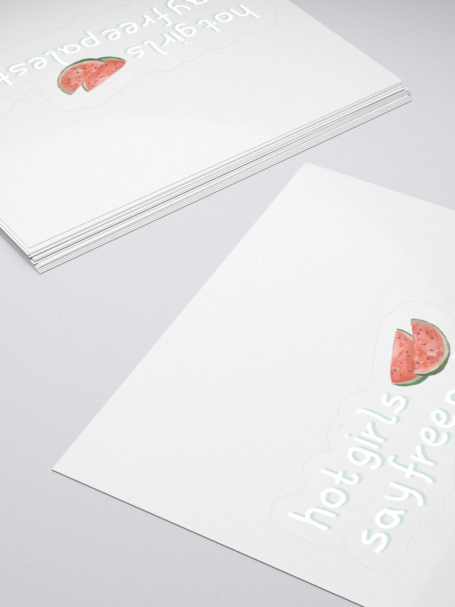 hot girls say free palestine sticker product image (4)