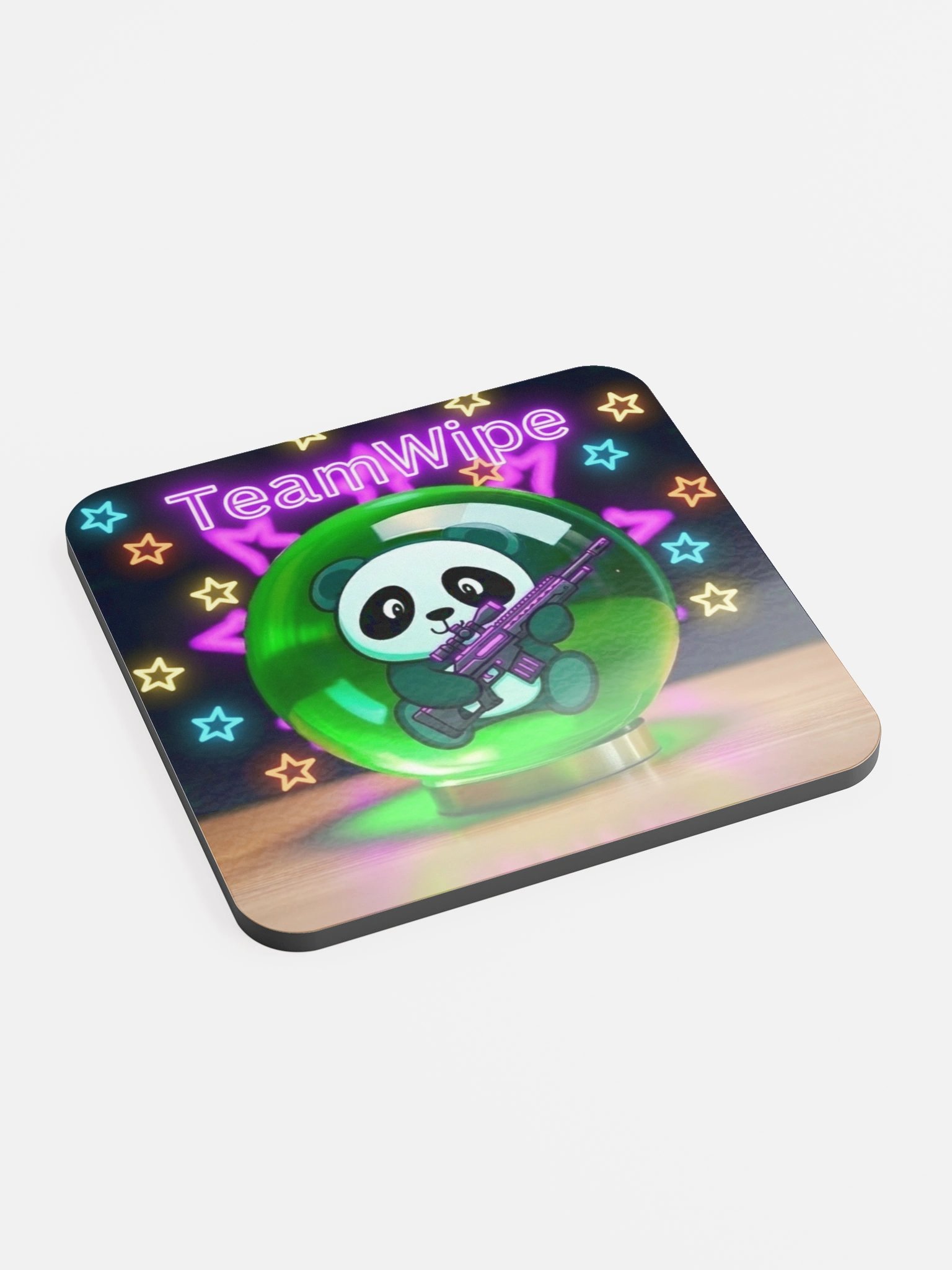 Neon Panda TeamWipe Coaster product image (2)